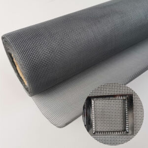 Window screen roll with magnifying glass to check mesh number